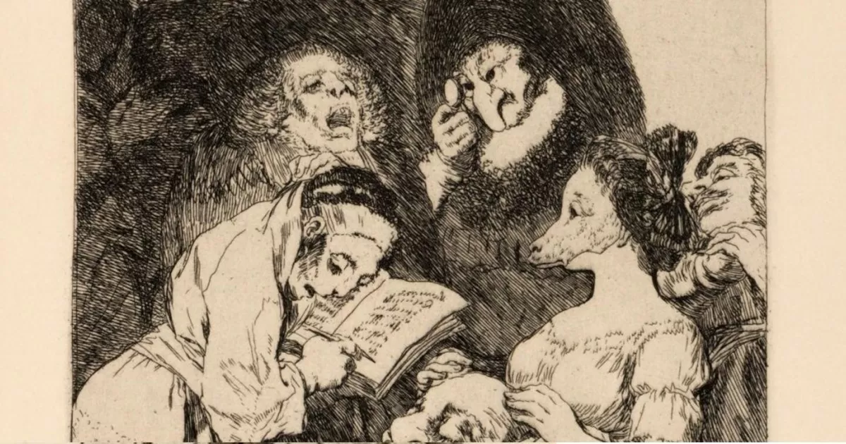 Subastaron un xilografía de Goya que el rey Juan Carlos I le regaló al dictador Ceaușescu