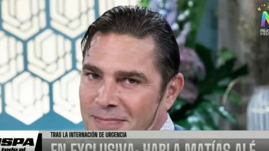 Exclusivo de 'ISPA': Matías Alé recibió el alta tras el incendio en su casa y aseguró que "fue una desgracia con posiblemente"