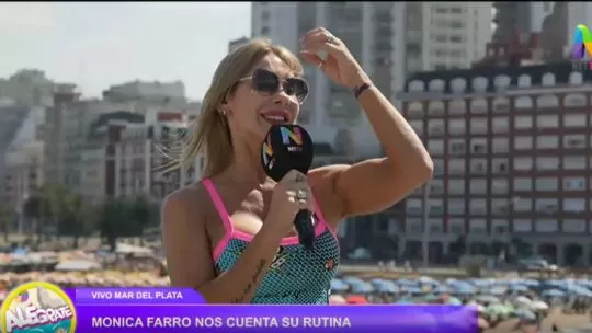 singular de 'Alégrate el verano': Mónica Farro aseguró sentir "mucha paz" y reveló que ama ser "angelita" de 'LAM'