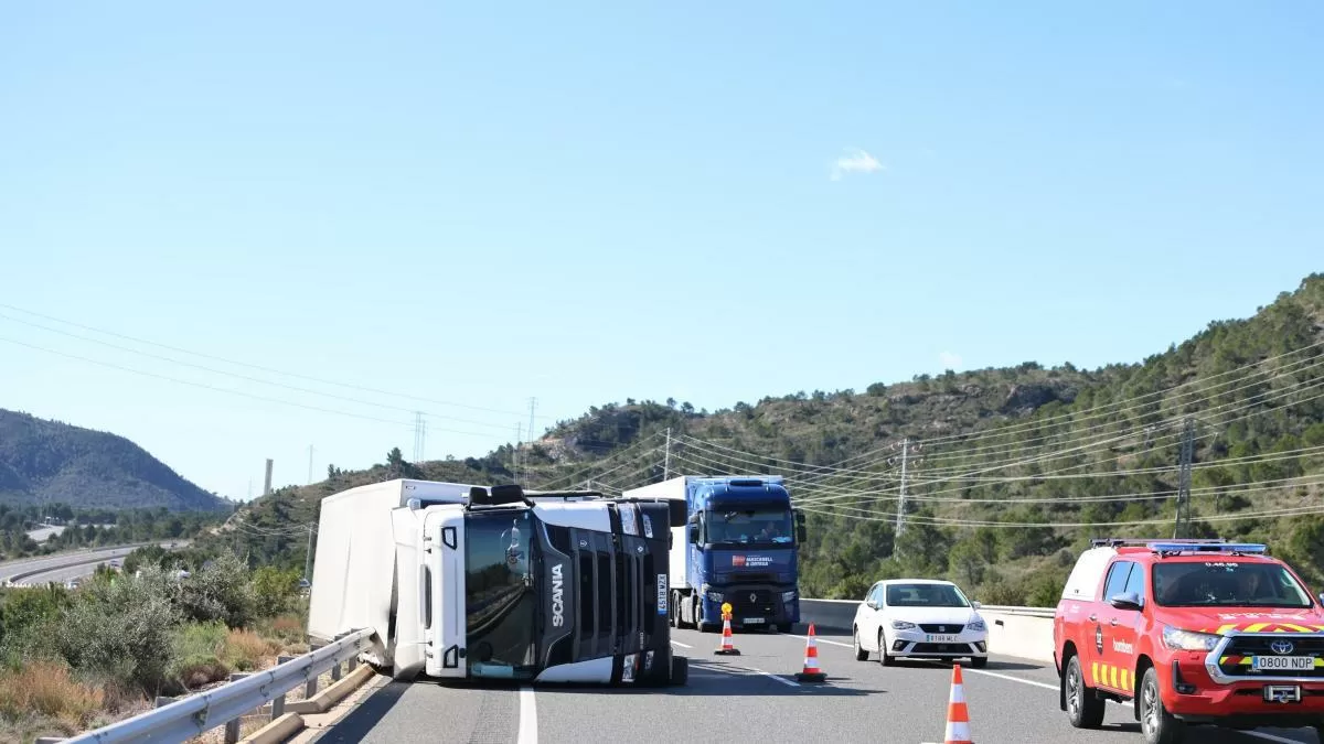 El vendaval irrumpe con realce y limita la actividad en las Terres de l'Ebre y en los Pirineos