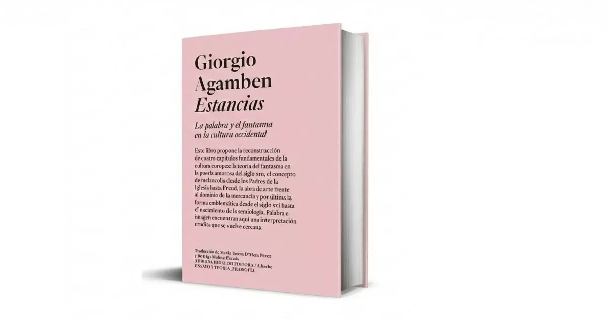 Giorgio Agamben explora la término entre poesía y filosofía en ‘Estancias’