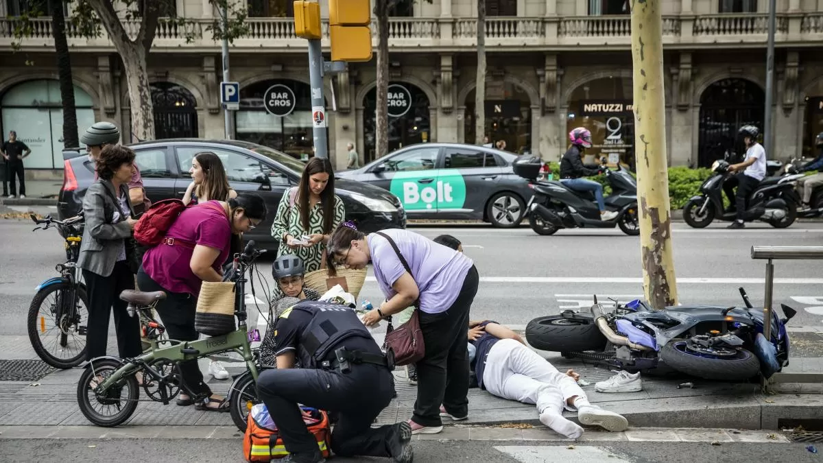 Las motos copan el 6% de los desplazamientos empero aún representan el 57% de los heridos graves