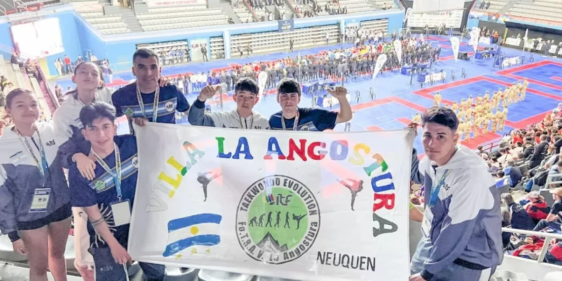 El taekwondo local presente en la Copa del Mundo de Mar del metálico