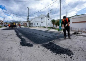 Finalizaron las obras de recuperación de la adoquinado Bogotá en barrio Laprida