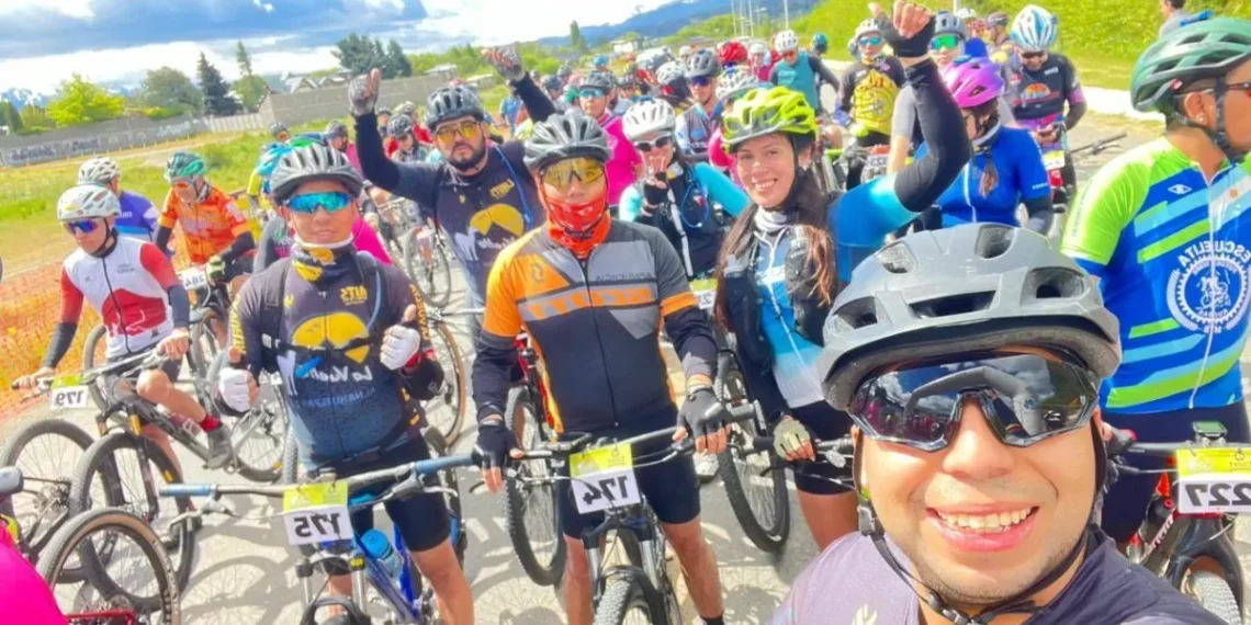 El ciclismo local fue parte de “La vuelta al Nahuelpan” de Esquel