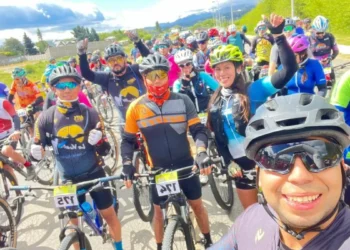 El ciclismo local fue parte de “La vuelta al Nahuelpan” de Esquel