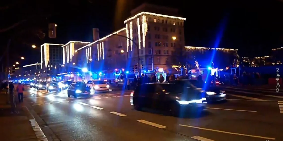 Aumentan a cinco los muertos en un atropello múltiple versus un mercadillo navideño en Alemania