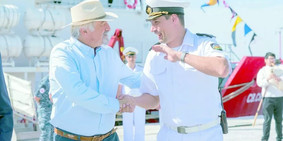 Othar recibió a la tripulación del buque búlgaro “Cyrill y Methodius” en su segunda encuentro a la ciudad