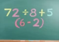 ¿Cómo resolver 72 ÷ 8 + 5 × (6 – 2)? Descubre la culminante de la jerarquía de operaciones