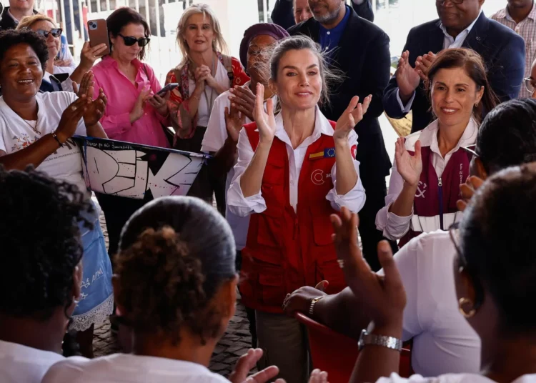 La reina Letizia recepción a las estigmatizadas ‘peixeiras’ de Mindelo, en Cabo Verde