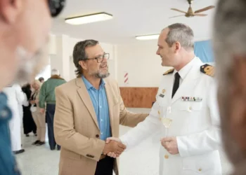 Rawson participó de la asunción del nuevo jefe de la sostén Almirante Zar