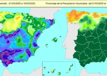 Marzo de 2025, camino de ser uno de los más lluviosos de la acontecimientos en España según la AEMET
