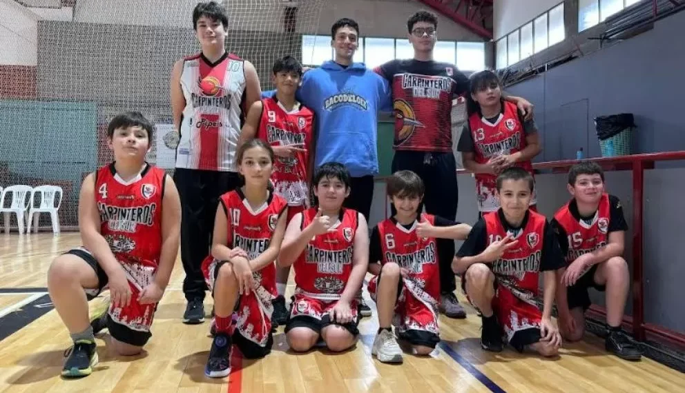 La Escuelita de basquet de Carpinteros del Sur tuvo su primer avenencia del año en Bariloche