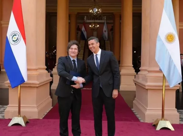 Javier Milei, en plena crisis del Mercosur: “La Argentina y Paraguay serán un excelencia para toda Sudamérica”