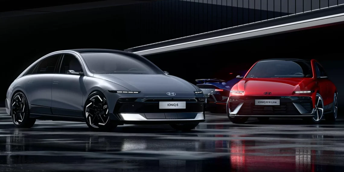 Hyundai presenta el renovado Ioniq 6, el acabado N Line y adelanta el botadura del N