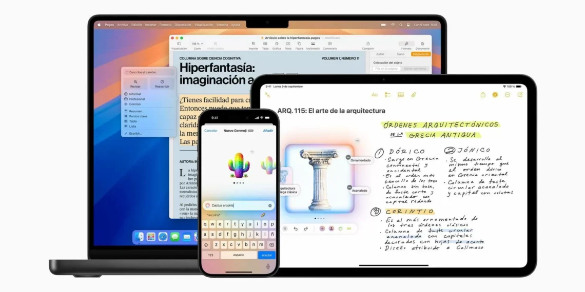 Apple Intelligence no obstante disponible en español: qué es y cuáles son sus posibilidades