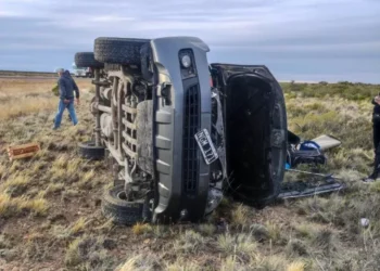 alteración de camioneta en Ruta 3: el conductor volvía de una sesión de quimioterapia y se quedó dormido