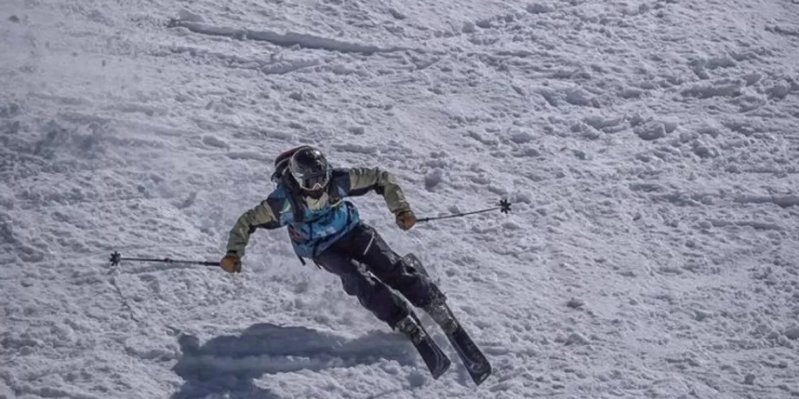 Dante Ginaca, hace historia, representará a la Argentina en el primer ecuménico de esquí fuera de pista 