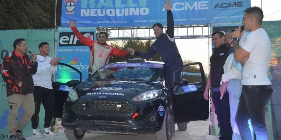 Martínez consiguió su primera victoria en el Rally Neuquino 