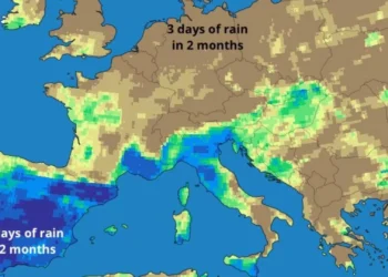 El tiempo se invierte en Europa: de la mejora de los embalses en España a las sequías en países del antorcha
