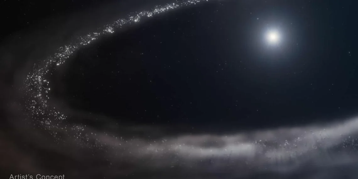 El telescopio James Webb confirma por primera momento agua congelada fuera del Sistema Solar