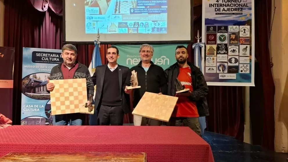 Finalizó con éxito el 4° desafío Internacional de Ajedrez en Villa La Angostura: Daniel Pacheco se consagró campeón