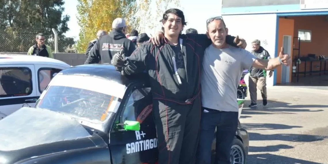 Gran debut a toda rapidez en el Turismo Pista Neuquino de “Santi” Martínez