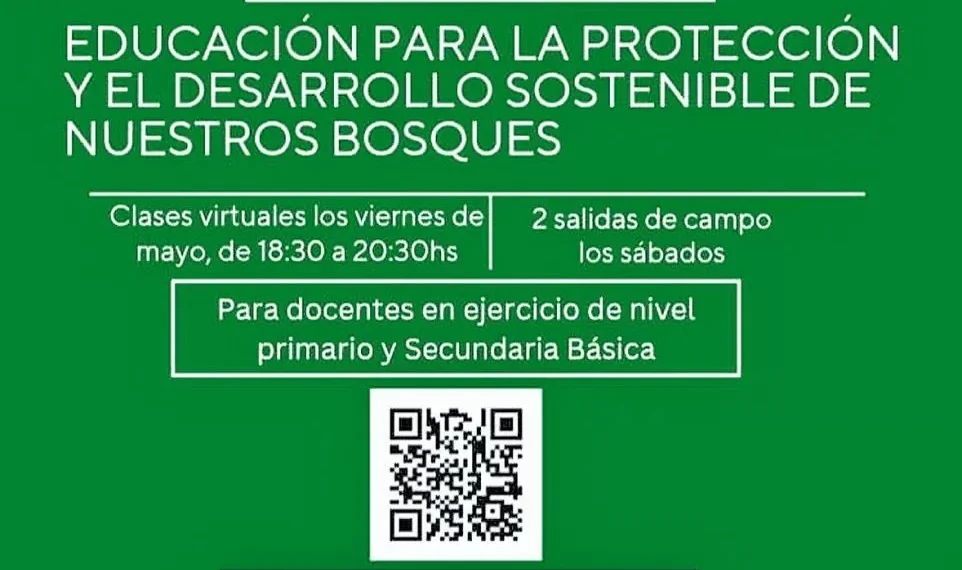 Provincia capacitará a docentes en la protección y incremento sostenible de los bosques