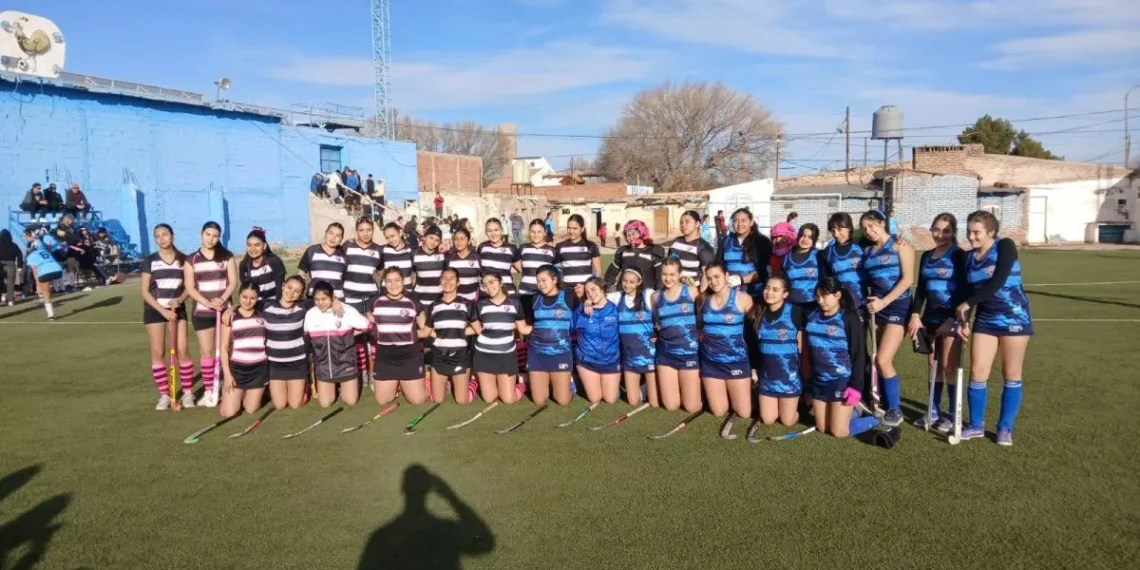 Excelente examen de viaje para el hockey del Cef n 7 en la Liga Cordillerana