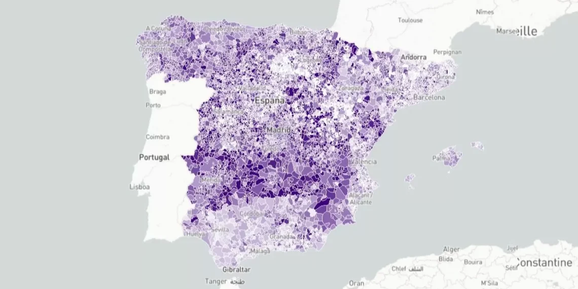Publican el mapa interactivo del covid-19 en España, un mapa de la pandemia