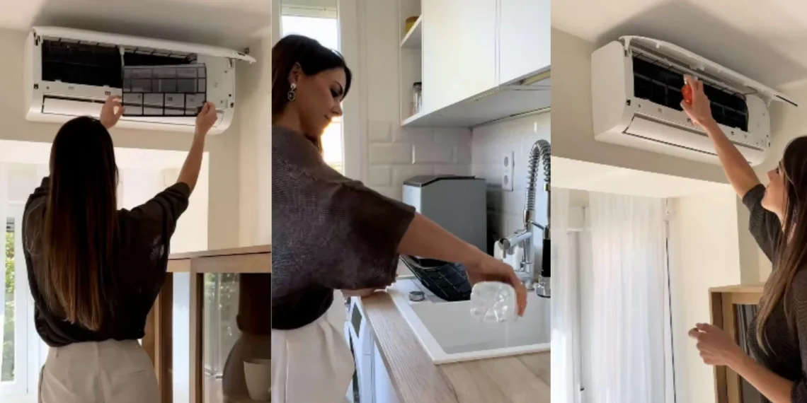 Una experta en decoración explica cómo limpiar los filtros del aire acondicionado: “Vais a engatusar de lo rico que huele”