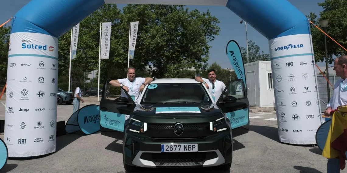 El Citroën ë-C3 Aircross triunfa en la 16ª edición del Ayvens Ecomotion Tour