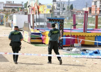 Dos detenidos por la muerte de la niña en una atracción de feria en Murcia el alterado fin de semana