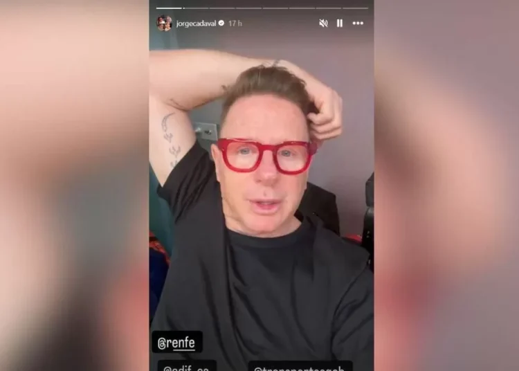 Jorge Cadaval se pronuncia contra los retrasos de Renfe: “en la vida sé quién es el responsable, pero lo está bordando”