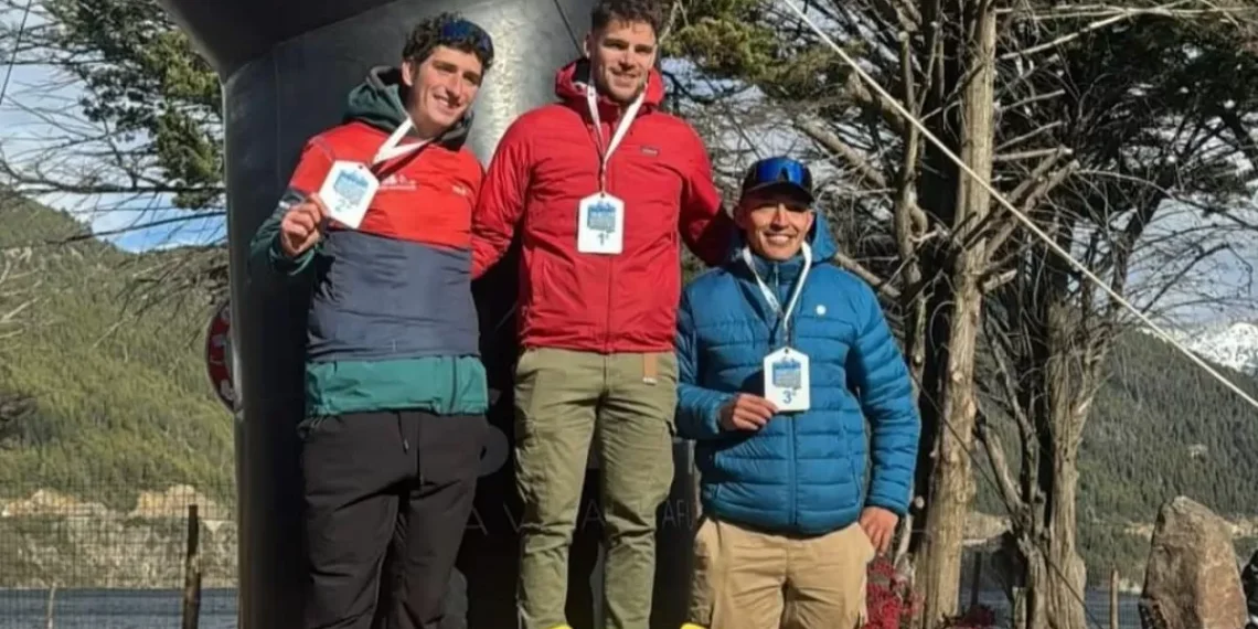 Tres locales en el podio del triatlón aniversario de Prefectura de santo Martín de los Andes