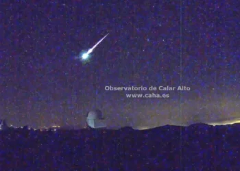 Detectada una brillante Alfa Capricórnida sobre Albacete rumbo a Madrid