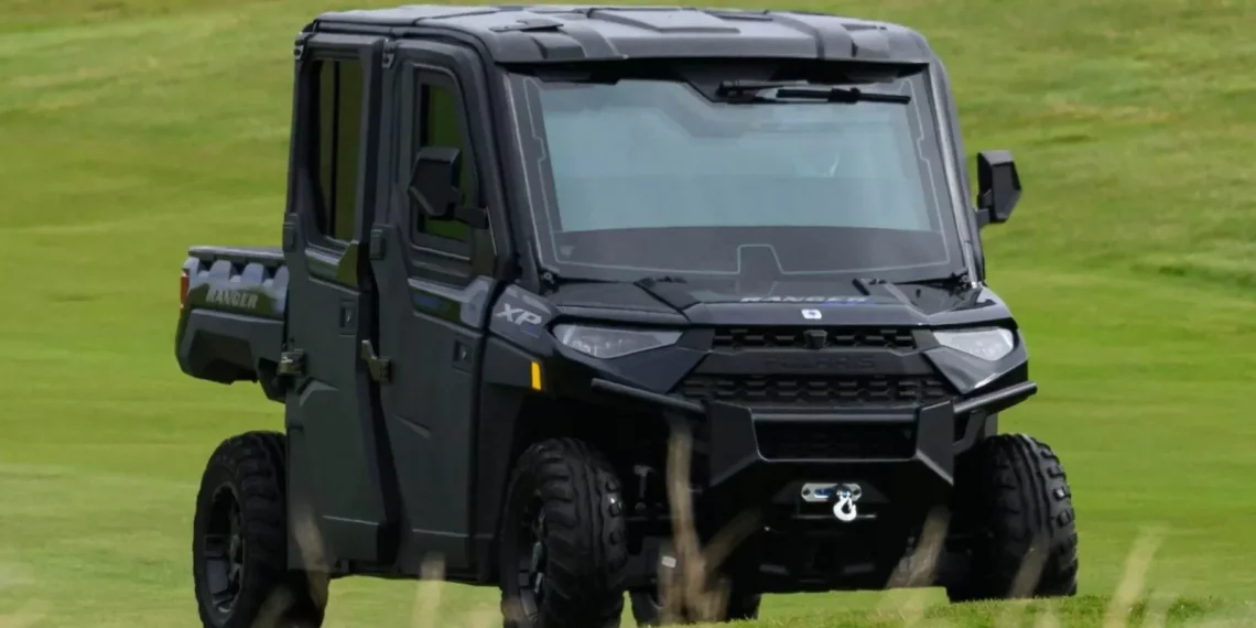 El ‘Golf Force One’: así es el buggy protegido con el que ha sorprendido Donald Trump en Escocia