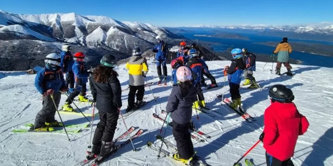 El club Andino con casi 300 alumnos comenzo sus escuelas de invierno