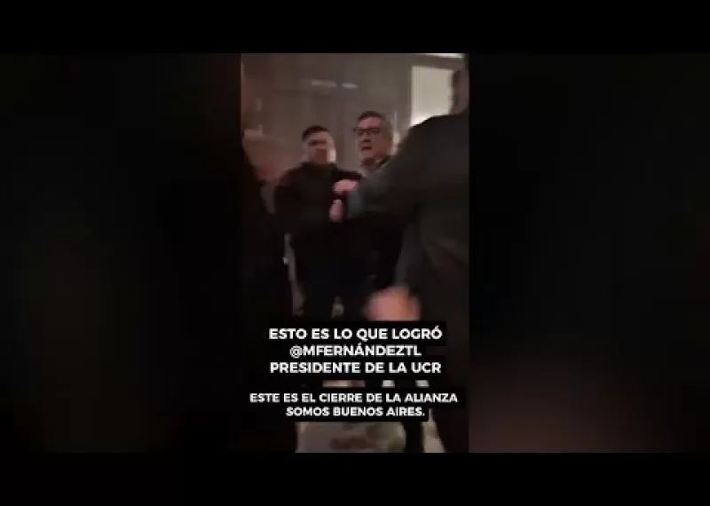 Descontrol en el candado de Somos: los radicales al borde de las trompadas