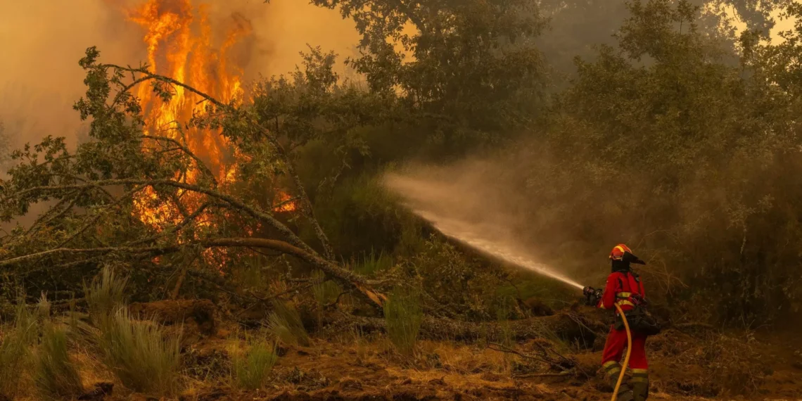 Restablecida la alta apresuramiento entre Madrid y Galicia tras cinco horas cortada por un incendio