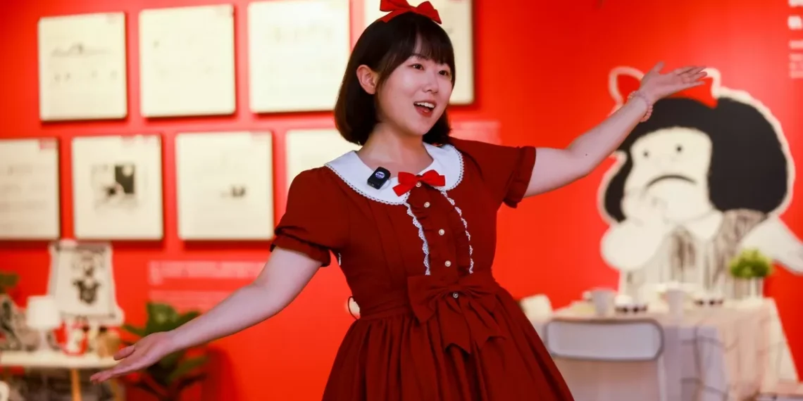 Mafalda en China: pincho muestra en Shanghái celebra los 60 años de la historieta de Quino