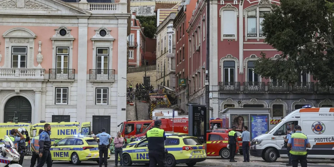 Dos españoles heridos en el accidente del funicular en Lisboa