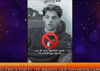 Santi Maratea “redobló la apuesta” y Marisa Brel también promocionó el “té mágico”: ñeque repudio de una nutricionista