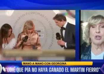 Exclusivo de ‘Te veo’: Georgina Barbarossa la pasó “excusa” en los Martín Fierro y “odió” que Pía Shaw no gane
