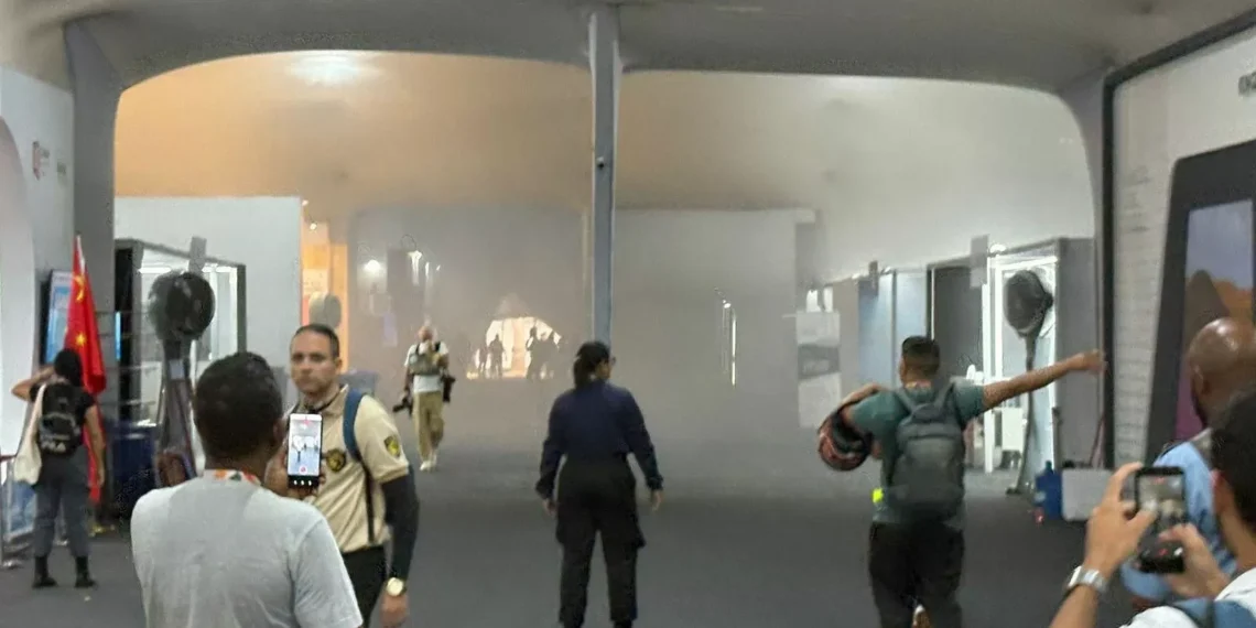 Susto en la COP30: Un rebuscado incendio obliga a excretar la zona de negociaciones de la cumbre del clima de la ONU en Belém