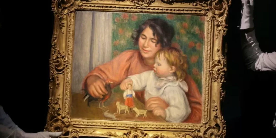 Subastan por precio récord un cuadro inédito de Pierre-Auguste Renoir y recuperan otro que había sido robado por los nazis