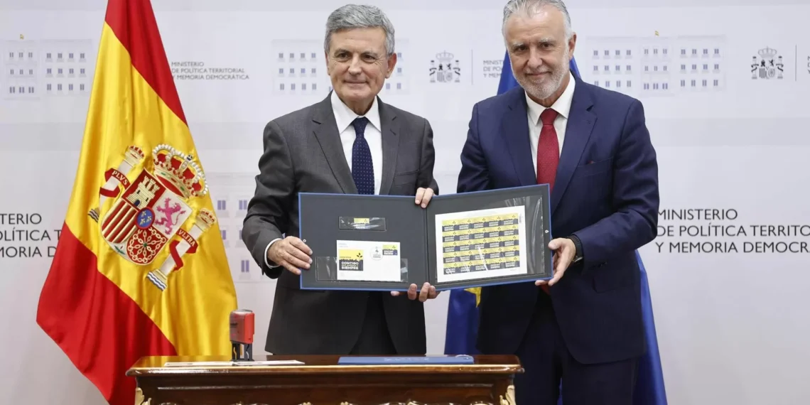El gabinete y Correos presentan un sello dedicado a las víctimas de la dana