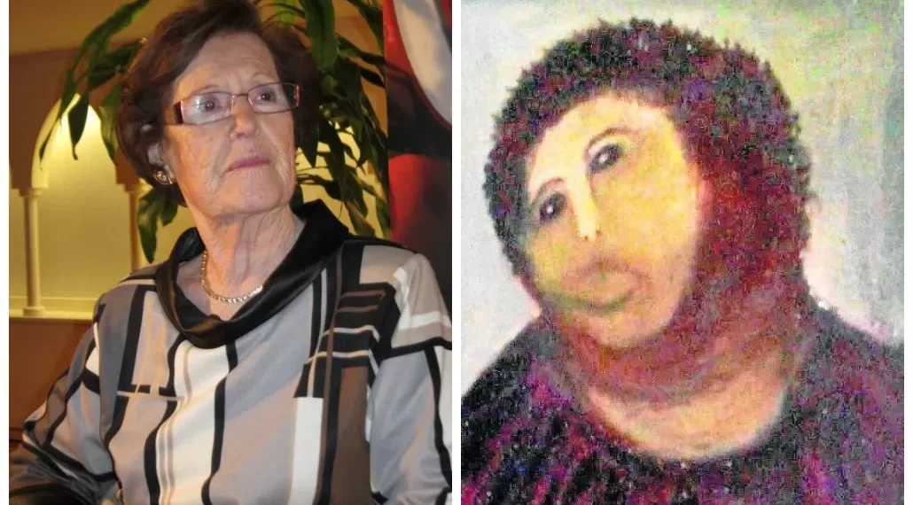 Muere la autora de la polémica restauración del Ecce Homo de Borja