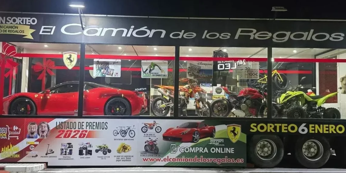 Roban la caja fuerte con el dinero y las papeletas del rifa del ‘Camión de los Regalos’ en Monesterio