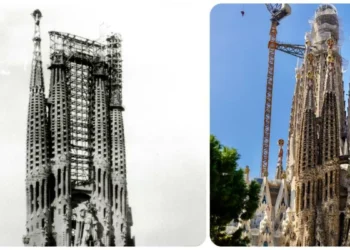 La Sagrada Família celebra los cien años de la única torre que acabó Gaudí